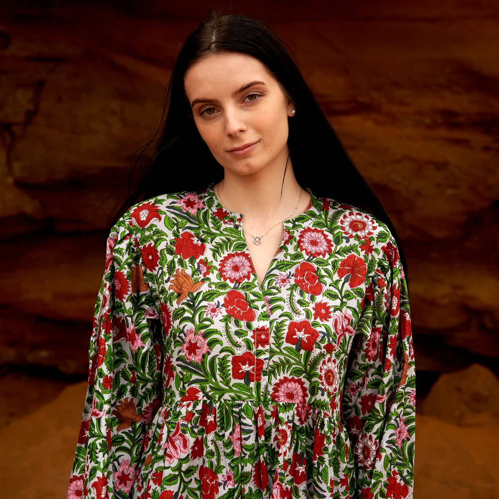 RUBIS Long Flared Dress main image 1