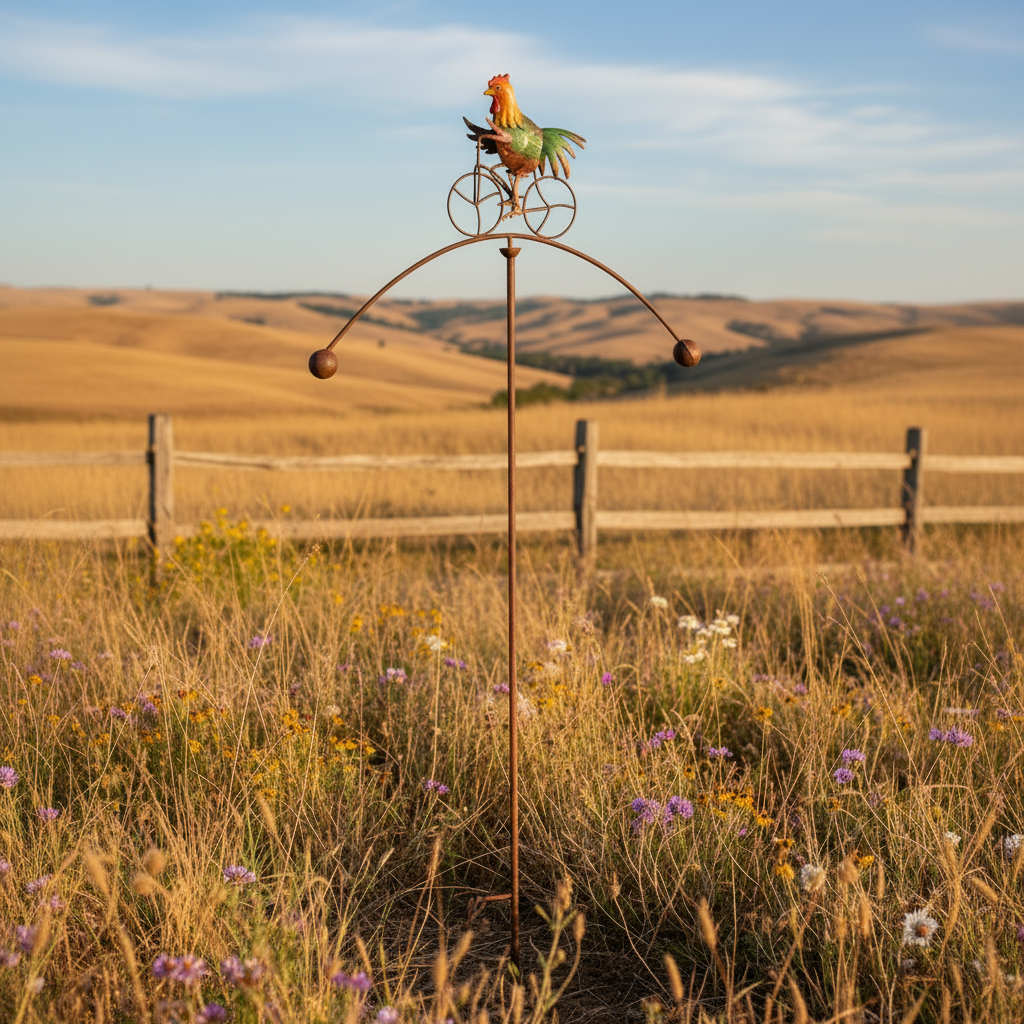 BALANCING ROOSTER ON BICYCLE STAKE – Forum4 Collections