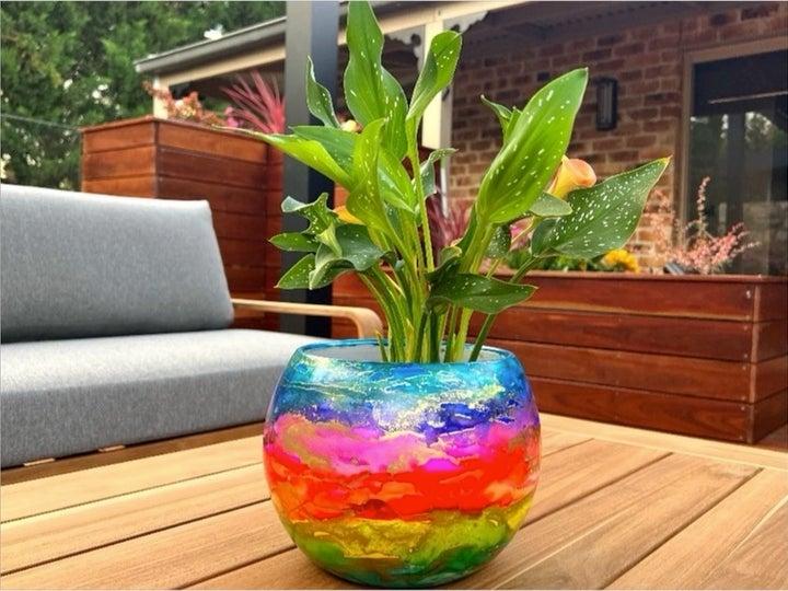 Moonpot Mini ARTISAN DESIGNED - MOON POT RIO CARNIVAL XO - SMALL – Forum4 Collections
