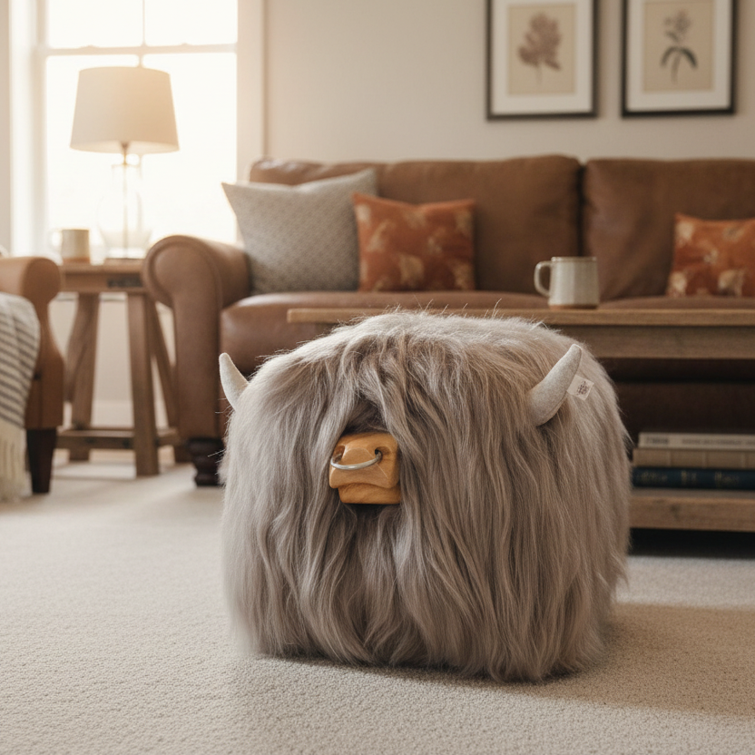 HIGHLAND BULL GENUINE FOOT STOOLS – Forum4 Collections