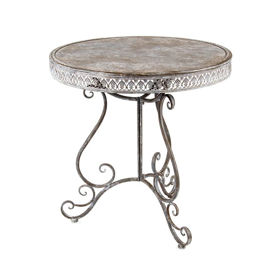 BAROQUE ROUND OUTDOOR TABLE & 2 CHAIRS SET