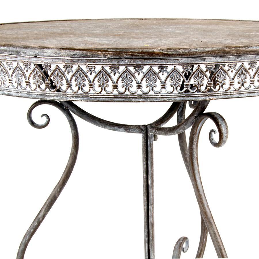 BAROQUE ROUND OUTDOOR TABLE & 2 CHAIRS SET