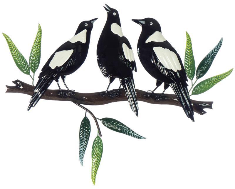 MAGPIE MELODY TRIO WALL DECOR