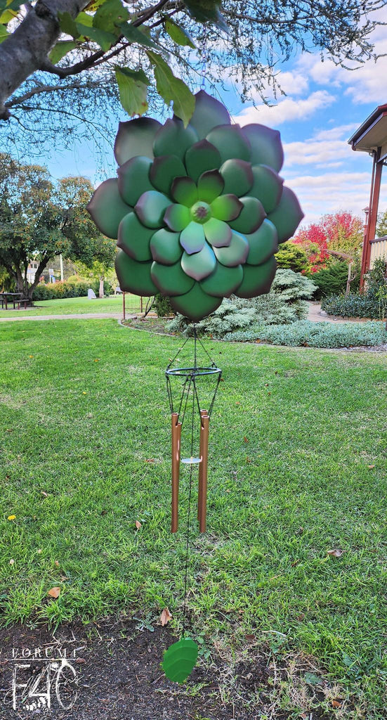 GREEN SUCCULENT WIND CHIME