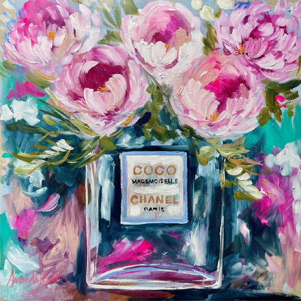 Coco Mademoiselle 水彩画 Coco Mademoiselle 4pc Coaster set - Artist Lab – Forum4 Collections