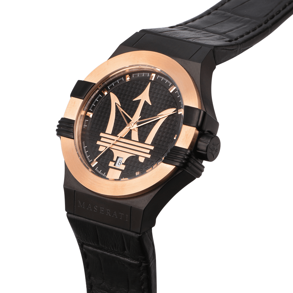 Maserati Automatic Watches Maserati Potenza 42mm Gold Watch Brand