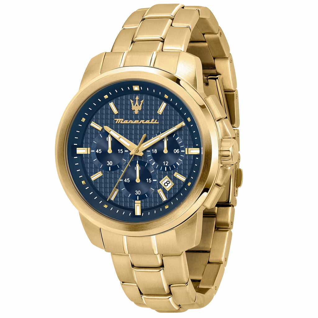 Maserati Chronograph Watches Maserati Successo 44mm Yellow Gold Chronograph Maserati Successo 44mm Yellow Gold Chronograph Brand
