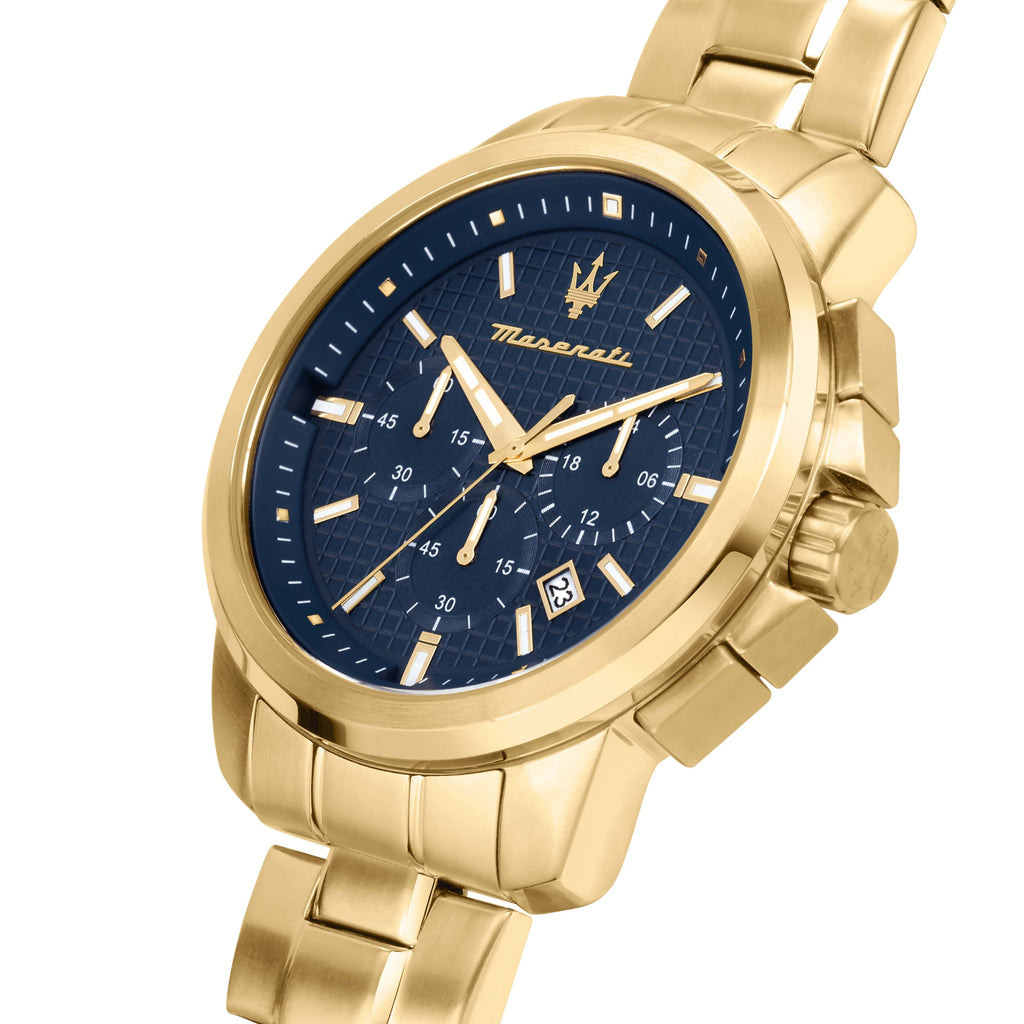 Maserati Chronograph Watches Maserati Successo 44mm Yellow Gold Chronograph Maserati Successo 44mm Yellow Gold Chronograph Brand