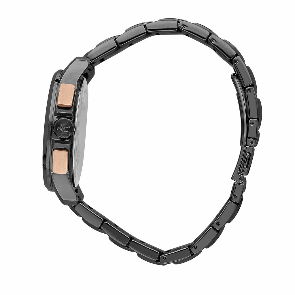 Maserati Chronograph Watches Maserati Successo Solar 44mm Gun Metal Chronograph Watch Maserati Successo Solar 44mm Gun Metal Chronograph Watch Brand