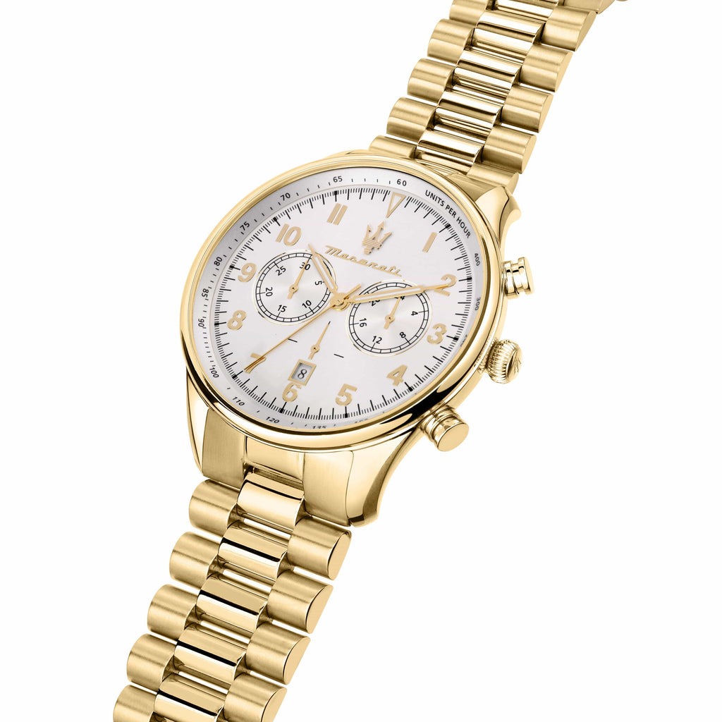 Maserati Chronograph Watches Maserati Tradizione Gold 45mm Chronograph Brand