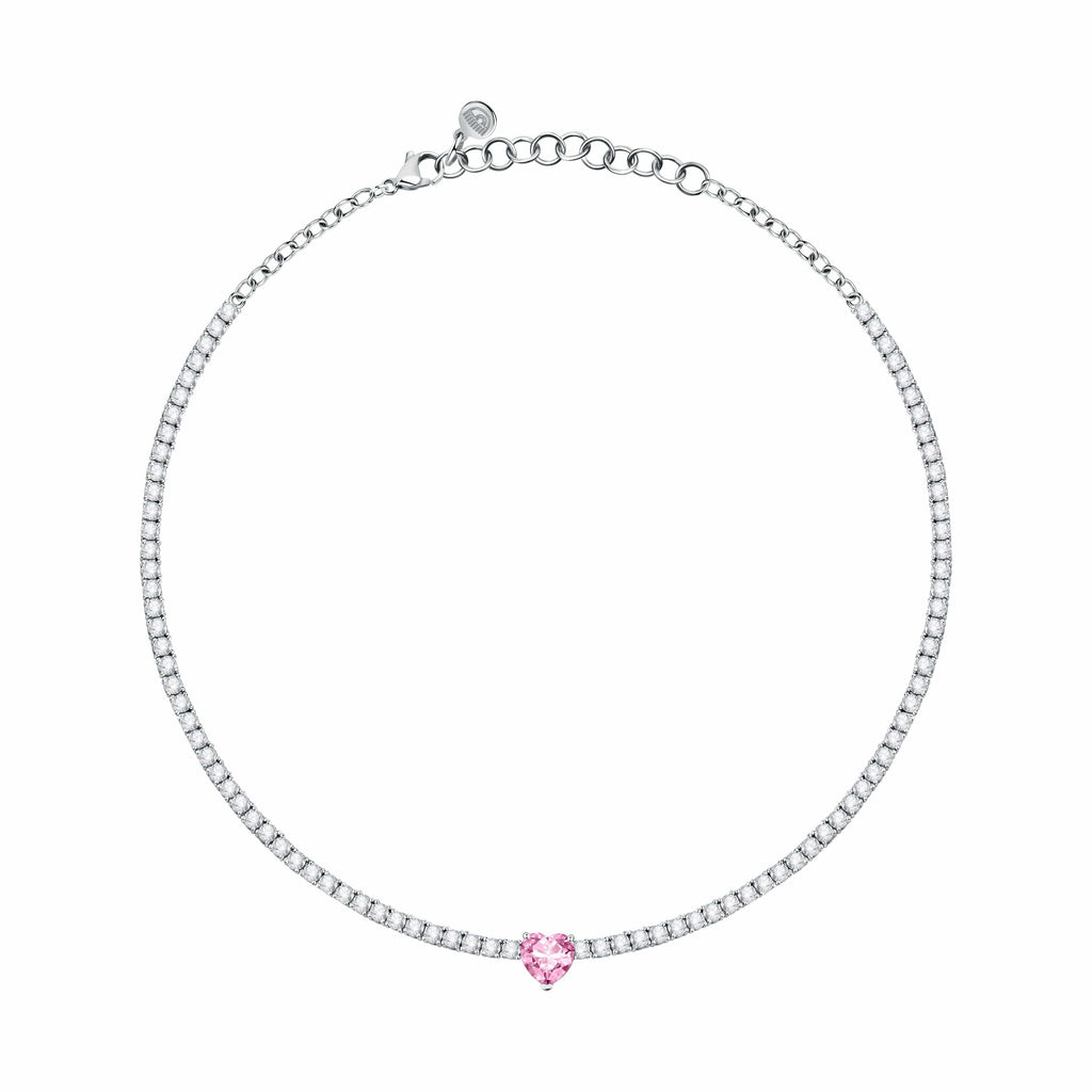 Chiara Ferragni Necklace Chiara Ferragni Diamond Heart FairyTale Tennis Necklace Brand