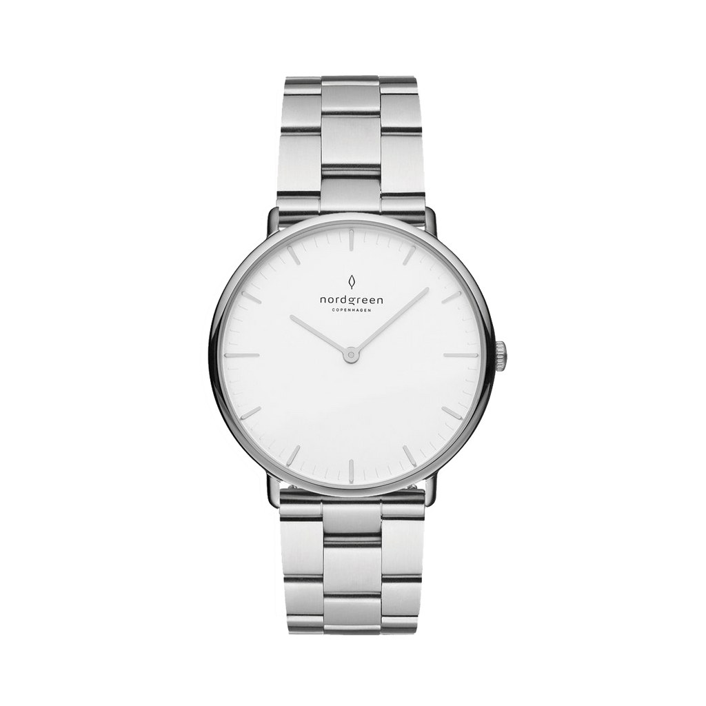 Nordgreen Watch Nordgreen Women's Native 32mm Silver Luxury Dress Watch Brand