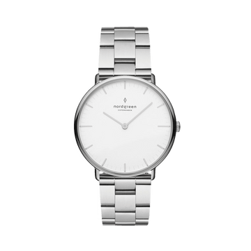 Nordgreen Watch Nordgreen Women's Native 32mm Silver Luxury Dress Watch Brand